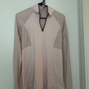 Lululemon Athletica Light Pink Long Sleeve Top